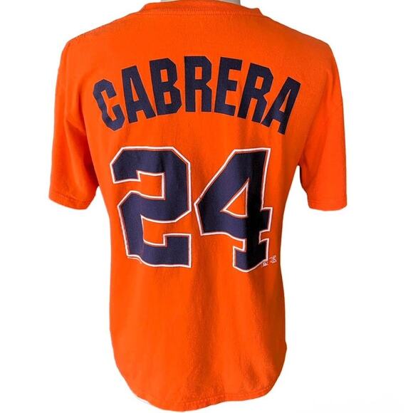 MIGUEL CABRERA Miggy 24 DETROIT TIGERS MLB Official Merchandise T-Shirt ~ MEDIUM - Picture 1 of 3